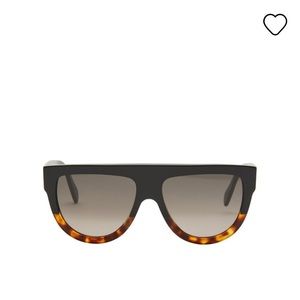 Celine aviator sunglasses. Color- black/Havana